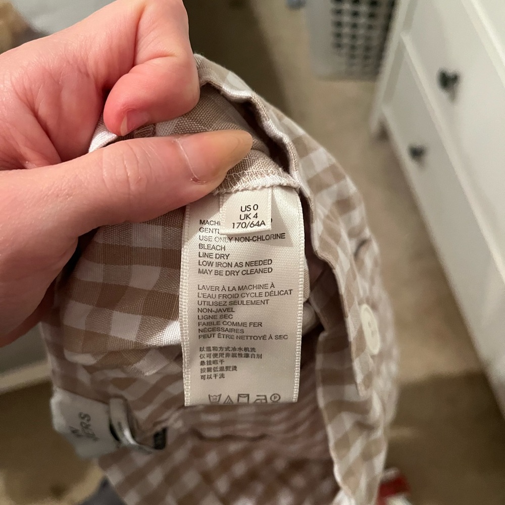 SOLD ON CROSSPOST Urban Outfitters gingham pull on pants - Picture 9 of 9